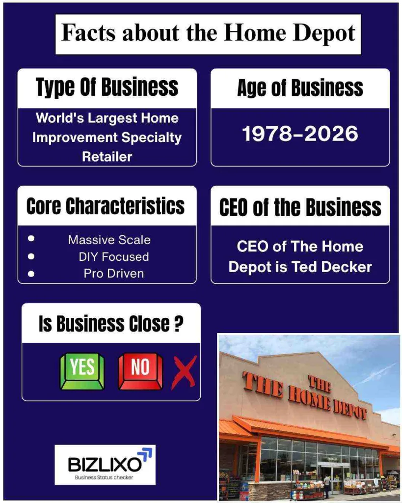 home depot going out of business