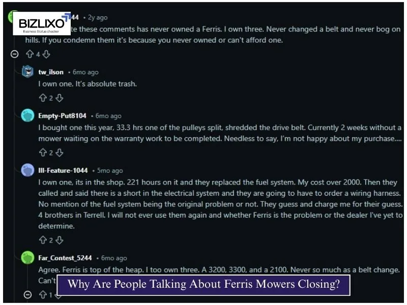 Why Are People Talking About Ferris Mowers Closing?