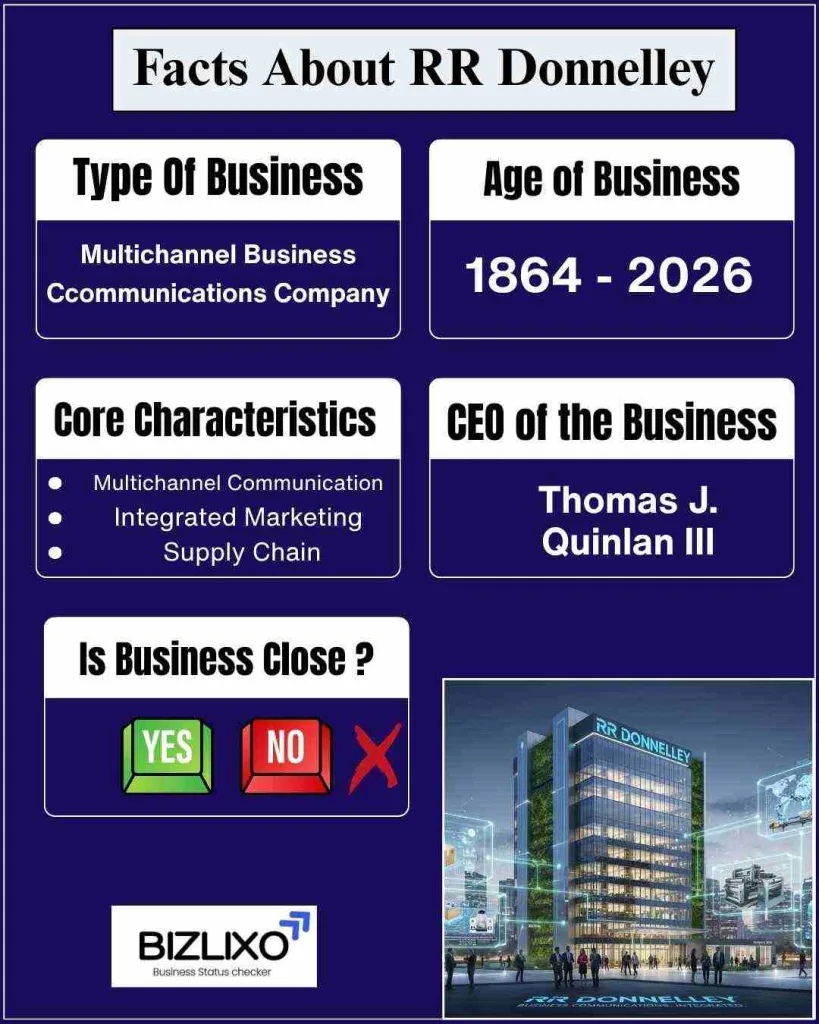 is rr donnelley going out of business