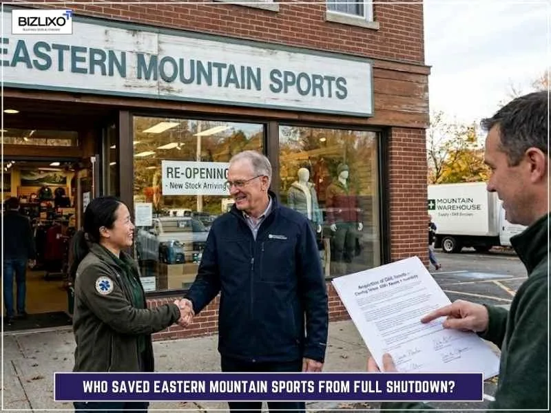 Who Saved Eastern Mountain Sports From Full Shutdown?